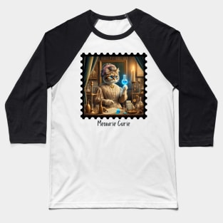 Mewrie Curie Baseball T-Shirt